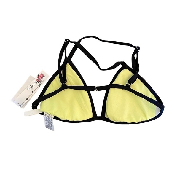 Bikini Lab It Takes Hue Triangle Bikini Top NWT - Picture 3 of 7